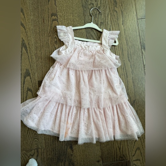 Rachel Zoe Pink Glitter Kids Dress - Picture 2 of 8